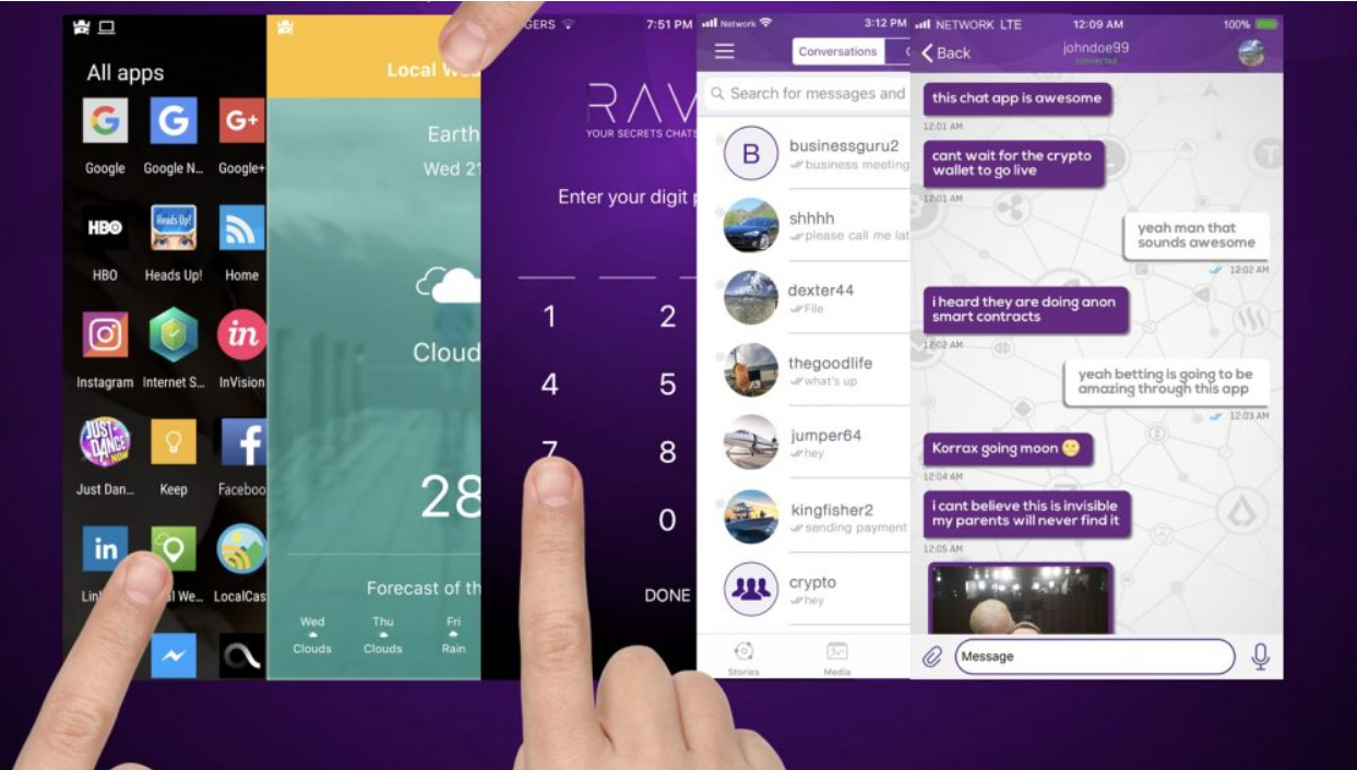 Ravn App Announces Pre-ICO For June 7th to Become the World’s Most Secure, Invisible and Anonymous Chat App with Smart Contract Ecosystems