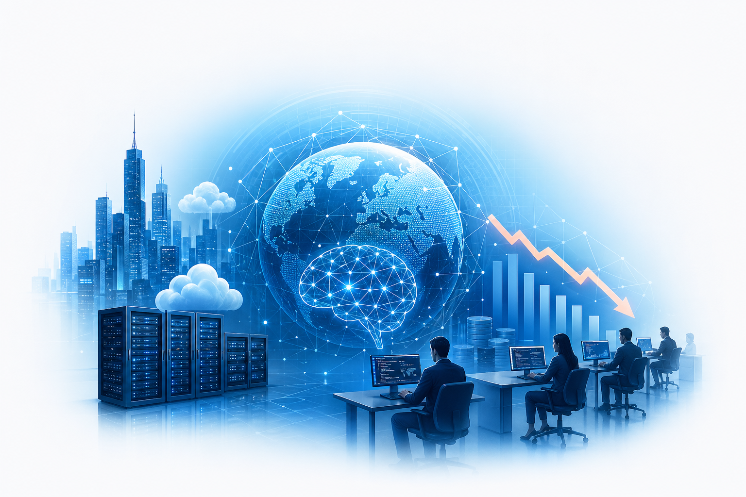 AI-Driven Global It Spending Reaches 6.31 Trillion, Indian It Firms Face Margin Pressure