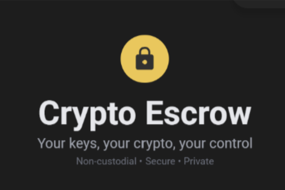Crypto Escrow non-custodial crypto wallet logo