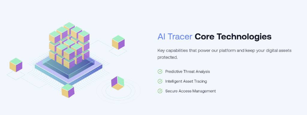 FinTracer interface showing blockchain transaction tracing and wallet flow analysis